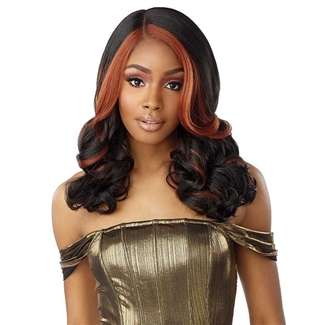 Glamourtress, wigs, weaves, braids, half wigs, full cap, hair, lace front, hair extension, nicki minaj style, Brazilian hair, crochet, hairdo, wig tape, remy hair, Lace Front Wigs, Sensationnel Synthetic Hair Butta HD Lace Front Wig - BUTTA UNIT 40