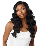 Glamourtress, wigs, weaves, braids, half wigs, full cap, hair, lace front, hair extension, nicki minaj style, Brazilian hair, crochet, hairdo, wig tape, remy hair, Sensationnel Barelace Synthetic Hair Glueless BARELUXE Lace Wig - Y PART FANA