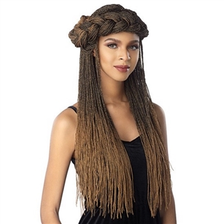 Glamourtress, wigs, weaves, braids, half wigs, full cap, hair, lace front, hair extension, nicki minaj style, Brazilian hair, crochet, hairdo, wig tape, remy hair, Sensationnel Synthetic Cloud9 4x4 Lace Part Swiss Lace Front Wig - MICRO TWIST