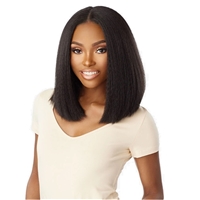 Glamourtress, wigs, weaves, braids, half wigs, full cap, hair, lace front, hair extension, nicki minaj style, Brazilian hair, crochet, hairdo, wig tape, Sensationnel Curls Kinks & Co Synthetic Hair 13x6 Glueless HD Lace Wig - KINKY BOB 14