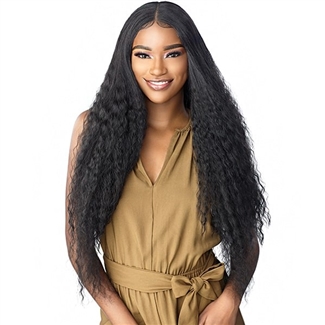 Glamourtress, wigs, weaves, braids, half wigs, full cap, hair, lace front, hair extension, nicki minaj style, Brazilian hair, crochet, hairdo, Sensationnel Synthetic Cloud9 Swiss Lace What Lace 360 13x4 Frontal Lace Wig - TASIA SLEEK PONYTAIL
