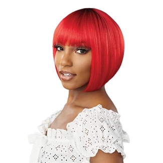 Glamourtress, wigs, weaves, braids, half wigs, full cap, hair, lace front, hair extension, nicki minaj style, Brazilian hair, crochet, hairdo, wig tape, remy hair, Lace Front Wigs, Remy Hair, Sensationnel Synthetic Dashly Full Wig - UNIT 14