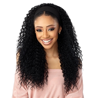 Glamourtress, wigs, weaves, braids, half wigs, full cap, hair, lace front, hair extension, nicki minaj style, Brazilian hair, crochet, hairdo, wig tape, remy hair, Lace Front Wigs, Remy Hair, Sensationnel Synthetic Dashly Headband Wig - HB UNIT 3