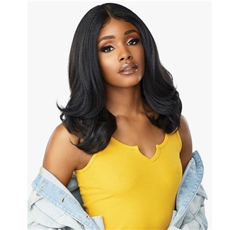 Glamourtress, wigs, weaves, braids, half wigs, full cap, hair, lace front, hair extension, nicki minaj style, Brazilian hair, crochet, hairdo, wig tape, Lace Front Wigs, Sensationnel Curls Kinks & Co Synthetic Hair Empress Lace Front Wig - ELITE BABE