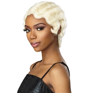 Glamourtress, wigs, weaves, braids, half wigs, full cap, hair, lace front, hair extension, nicki minaj style, Brazilian hair, crochet, hairdo, wig tape, remy hair, Lace Front Wigs, Remy Hair, Sensationnel 100% Human Hair Empire Celebrity Wig - JADA