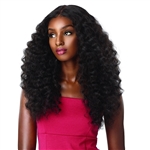 Glamourtress, wigs, weaves, braids, half wigs, full cap, hair, lace front, hair extension, nicki minaj style, Brazilian hair, crochet, hairdo, wig tape, remy hair, Sensationnel Synthetic Hair Empress Natural Center Part Lace Front Wig - AMANI