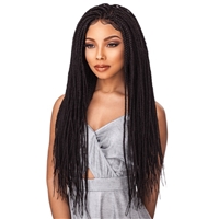 Glamourtress, wigs, weaves, braids, half wigs, full cap, hair, lace front, hair extension, nicki minaj style, Brazilian hair, crochet, hairdo, wig tape, remy hair, Sensationnel Cloud 9 4x4 Multi-Part Swiss Lace Front Wig Box Braid Small