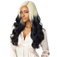 Glamourtress, wigs, weaves, braids, half wigs, full cap, hair, lace front, hair extension, nicki minaj style, Brazilian hair, crochet, hairdo, wig tape, remy hair, Lace Front Wigs, Sensationnel Shear Muse Synthetic Hair Empress Lace Front Wig - KANESHA