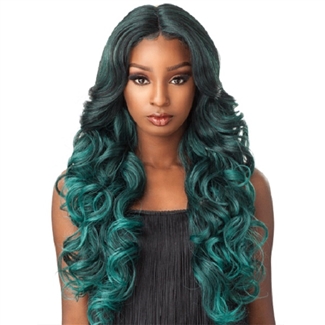 Glamourtress, wigs, weaves, braids, half wigs, full cap, hair, lace front, hair extension, nicki minaj style, Brazilian hair, crochet, hairdo, wig tape, remy hair, Lace Front Wigs, Sensationnel Empress Synthetic Natural Center Lace Front Wig - TRISSA