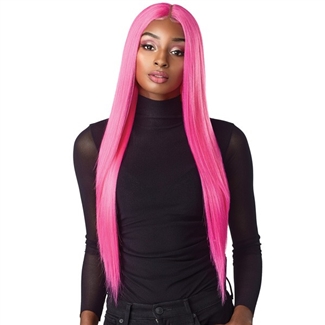 Glamourtress, wigs, weaves, braids, half wigs, full cap, hair, lace front, hair extension, nicki minaj style, Brazilian hair, crochet, hairdo, wig tape, remy hair, Sensationnel Shear Muse Synthetic Hair Empress Lace Front Wig -LACHAN