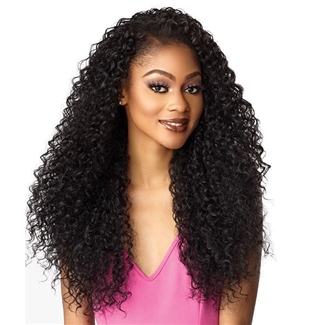 Glamourtress, wigs, weaves, braids, half wigs, full cap, hair, lace front, hair extension, nicki minaj style, Brazilian hair, crochet, hairdo, wig tape, remy hair, Sensationnel Synthetic Half Wig Instant Weave Drawstring Cap - IWD 5