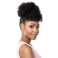 Glamourtress, wigs, weaves, braids, half wigs, full cap, hair, lace front, hair extension, nicki minaj style, Brazilian hair, crochet, hairdo, wig tape, remy hair, Lace Front Wigs, Remy Hair, Sensationnel Synthetic Instant Bun with Bangs - IB JANA