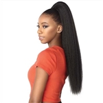 Glamourtress, wigs, weaves, braids, half wigs, full cap, hair, lace front, hair extension, nicki minaj style, Brazilian hair, crochet, hairdo, wig tape, remy hair, Lace Front Wigs, Remy Hair,Sensationnel Synthetic Hair Drawstring Ponytail Natural Perm Yak