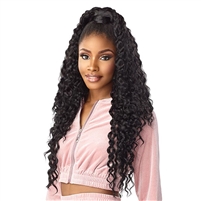 Glamourtress, wigs, weaves, braids, half wigs, full cap, hair, lace front, hair extension, nicki minaj style, Brazilian hair, crochet, hairdo, wig tape, remy hair, Sensationnel Instant Up & Down (Half Wig + Ponytail) - UD 12
