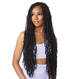 Glamourtress, wigs, weaves, braids, half wigs, full cap, hair, lace front, hair extension, nicki minaj style, Brazilian hair, crochet, hairdo, wig tape, remy hair, Lace Front Wigs, Sensationnel Lulutress Synthetic Braid - 3X TWISTED DISTRESSED LOCS 26