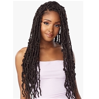 Glamourtress, wigs, weaves, braids, half wigs, full cap, hair, lace front, hair extension, nicki minaj style, Brazilian hair, crochet, hairdo, wig tape, remy hair, Lace Front Wigs, Remy Hair, Sensationnel Lulutress Synthetic Braid - 3X DISTRESSED LOCS 24