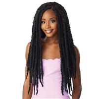 Glamourtress, wigs, weaves, braids, half wigs, full cap, hair, lace front, hair extension, nicki minaj style, Brazilian hair, crochet, hairdo, wig tape, remy hair, Lace Front Wigs, Remy Hair, Sensationnel Synthetic Lulutress Braids - 2X BUTTERFLY LOCS 24