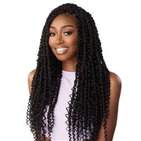 Glamourtress, wigs, weaves, braids, half wigs, full cap, hair, lace front, hair extension, nicki minaj style, Brazilian hair, crochet, hairdo, wig tape, remy hair, Lace Front Wigs, Sensationnel Synthetic Lulutress Braids - 3X BOHO PASSION TWIST 24