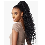 Glamourtress, wigs, weaves, braids, half wigs, full cap, hair, lace front, hair extension, nicki minaj style, Brazilian hair, crochet, hairdo, wig tape, remy hair, Lace Front Wigs, Sensationnel Synthetic Ponytail Instant Pony Wrap - BRAIDED DEEP 28