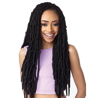 Glamourtress, wigs, weaves, braids, half wigs, full cap, hair, lace front, hair extension, nicki minaj style, Brazilian hair, crochet, hairdo, wig tape, remy hair, Sensationnel Lulutress Synthetic Braid - 3X BOMB TWIST 18"