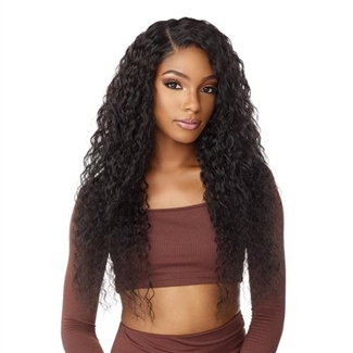 Glamourtress, wigs, weaves, braids, half wigs, full cap, hair, lace front, hair extension, nicki minaj style, Brazilian hair, crochet, hairdo, wig tape, remy hair, Sensationnel Synthetic Cloud 9 Swiss Lace What Lace 13x6 Frontal HD Lace Wig - EZRA 28
