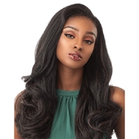 Glamourtress, wigs, weaves, braids, half wigs, full cap, hair, lace front, hair extension, nicki minaj style, Brazilian hair, crochet, hairdo, wig tape, remy hair, Sensationnel Synthetic Half Wig Instant Weave - IZZIE