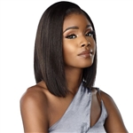 Glamourtress, wigs, weaves, braids, half wigs, full cap, hair, lace front, hair extension, nicki minaj style, Brazilian hair, crochet, hairdo, wig tape, remy hair, Lace Front Wigs, Sensationnel 100% Virgin Human Hair 12A Lace Wig - NATURAL STRAIGHT 14