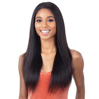 Glamourtress, wigs, weaves, braids, half wigs, full cap, hair, lace front, hair extension, nicki minaj style, Brazilian hair, crochet, hairdo, wig tape, remy hair, Shake-N-Go Girlfriend 100% Virgin Human Hair 13x4 HD Lace Front Wig - STRAIGHT 24