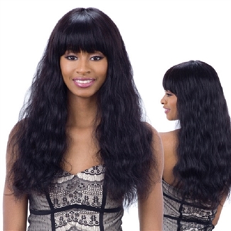 Glamourtress, wigs, weaves, braids, half wigs, full cap, hair, lace front, hair extension, nicki minaj style, Brazilian hair, crochet, hairdo, wig tape, remy hair, Naked 100% Unprocessed Brazilian Virgin Hair Premium Wig -  Elliana