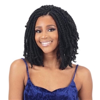 Glamourtress, wigs, weaves, braids, half wigs, full cap, hair, lace front, hair extension, nicki minaj style, Brazilian hair, crochet, hairdo, wig tape, remy hair, Lace Front Wigs, Freetress Synthetic Crochet Braid - 3X PRE-FLUFFED WATER POPPIN' TWIST 16