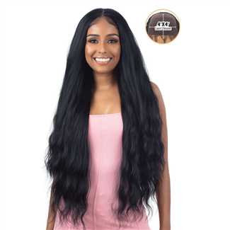 Glamourtress, wigs, weaves, braids, half wigs, full cap, hair, lace front, hair extension, nicki minaj style, Brazilian hair, crochet, wig tape, remy hair, Lace Front Wigs, Freetress Equal Synthetic 4x4 Lace Closure Wig - LACEY