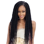 Glamourtress, wigs, weaves, braids, half wigs, full cap, hair, lace front, hair extension, nicki minaj style, Brazilian hair, crochet, hairdo, wig tape, remy hair, Lace Front Wigs, Remy Hair, Freetress Equal Synthetic Braid - 3X CUBAN TWIST BRAID 24