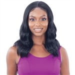 Glamourtress, wigs, weaves, braids, half wigs, full cap, hair, lace front, hair extension, nicki minaj style, Brazilian hair, crochet, wig tape, remy hair, Lace Front Wigs, Freetress Equal Illusion Synthetic 13X5 Free Parting Frontal Lace Wig - IL 004