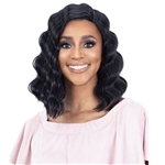 Glamourtress, wigs, weaves, braids, half wigs, full cap, hair, lace front, hair extension, nicki minaj style, Brazilian hair, crochet, hairdo, wig tape, remy hair, Lace Front Wigs, Freetress Equal Synthetic Hair Lite HD Lace Front Wig - TIDAL DEEP WAVER