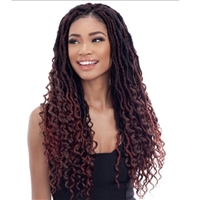 Glamourtress, wigs, weaves, braids, half wigs, full cap, hair, lace front, hair extension, nicki minaj style, Brazilian hair, crochet, hairdo, wig tape, remy hair, Lace Front Wigs, Remy Hair, Freetress Synthetic Crochet Braid - HIPPIE LOC 20 Inch