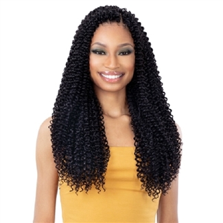 Glamourtress, wigs, weaves, braids, half wigs, full cap, hair, lace front, hair extension, nicki minaj style, Brazilian hair, crochet, hairdo, wig tape, remy hair, Lace Front Wigs, Remy Hair, Freetress Synthetic Braid - 3X PACIFIC CURL 18