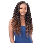 Glamourtress, wigs, weaves, braids, half wigs, full cap, hair, lace front, hair extension, nicki minaj style, Brazilian hair, crochet, hairdo, wig tape, remy hair, Lace Front Wigs, Remy Hair, Freetress Synthetic Braid - 3X SHIRLEY CURL 18