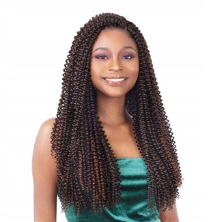 Glamourtress, wigs, weaves, braids, half wigs, full cap, hair, lace front, hair extension, nicki minaj style, Brazilian hair, crochet, hairdo, wig tape, remy hair, Lace Front Wigs, Remy Hair, Freetress Synthetic Crochet Braid - SPARKLING CURL 18