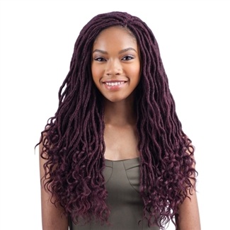 Glamourtress, wigs, weaves, braids, half wigs, full cap, hair, lace front, hair extension, nicki minaj style, Brazilian hair, crochet, hairdo, wig tape, remy hair, Lace Front Wigs, Remy Hair, Human Hair, Freetress Synthetic Braid - GORGEOUS LOC 18