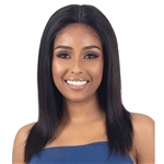 Glamourtress, wigs, weaves, braids, half wigs, full cap, hair, lace front, hair extension, nicki minaj style, Brazilian hair, crochet, hairdo, wig tape, remy hair, Shake-N-Go Girlfriend 100% Virgin Human Hair HD Lace Front Wig - STRAIGHT 18