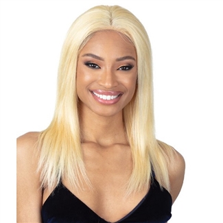 Glamourtress, wigs, weaves, braids, half wigs, full cap, hair, lace front, hair extension, nicki minaj style, Brazilian hair, crochet, hairdo, wig tape, remy hair, Shake-N-Go Girlfriend 100% Virgin Human Hair 13x4 HD Lace Front Wig - STRAIGHT 18 ( 613 )