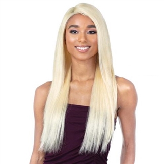 Glamourtress, wigs, weaves, braids, half wigs, full cap, hair, lace front, hair extension, nicki minaj style, Brazilian hair, crochet, hairdo, wig tape, remy hair, Shake-N-Go Girlfriend 100% Virgin Human Hair HD Lace Front Wig - STRAIGHT 24 ( 613 )