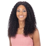 Glamourtress, wigs, weaves, braids, half wigs, full cap, hair, lace front, hair extension, nicki minaj style, Brazilian hair, crochet, hairdo, wig tape, remy hair, Shake-N-Go Girlfriend 100% Virgin Human Hair HD Lace Front Wig - WATER CURL 18