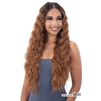 Glamourtress, wigs, weaves, braids, half wigs, full cap, hair, lace front, hair extension, nicki minaj style, Brazilian hair, crochet, hairdo, wig tape, remy hair, Freetress Equal Lace & Lace Synthetic Hair Lace Front Wig - DEEP WAVER 003