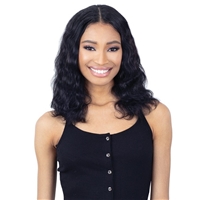 Glamourtress, wigs, weaves, braids, half wigs, full cap, hair, lace front, hair extension, nicki minaj style, Brazilian hair, crochet, hairdo, wig tape, remy hair, Lace Front Wigs, Remy Hair, Naked Nature 100% Human Hair Tru-2-U Part Wig - TRU BODY WAVE