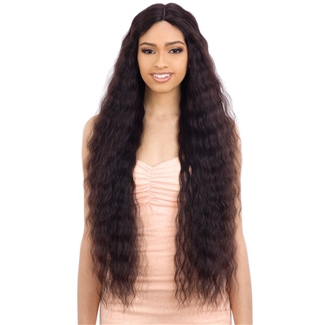 Glamourtress, wigs, weaves, braids, half wigs, full cap, hair, lace front, hair extension, nicki minaj style, Brazilian hair, crochet, hairdo, wig tape, remy hair, Shake-N-Go Naked 100% Human Hair Freedom Lace Part Wig - Natural 705