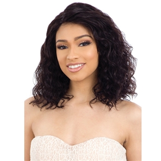 Glamourtress, wigs, weaves, braids, half wigs, full cap, hair, lace front, hair extension, nicki minaj style, Brazilian hair, crochet, hairdo, wig tape, remy hair, Lace Front Wigs, Naked Natural Brazilian Human Hair 5" Part Lace Front Wig - NATURAL 302