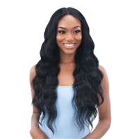 Glamourtress, wigs, weaves, braids, half wigs, full cap, hair, lace front, hair extension, nicki minaj style, Brazilian hair, crochet, hairdo, wig tape, remy hair, Lace Front Wigs, Organique Synthetic 5 Inch Lace Front Wig - HALO WAVE 28