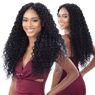 Glamourtress, wigs, weaves, braids, half wigs, full cap, hair, lace front, hair extension, nicki minaj style, Brazilian hair, crochet, hairdo, wig tape, remy hair, Lace Front Wigs, Organique Mastermix Weave - BEACH CURL 24