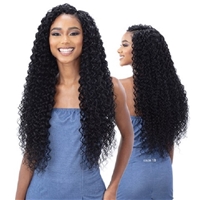Glamourtress, wigs, weaves, braids, half wigs, full cap, hair, lace front, hair extension, nicki minaj style, Brazilian hair, crochet, hairdo, wig tape, remy hair, Lace Front Wigs, Organique Mastermix Weave - BEACH CURL 30